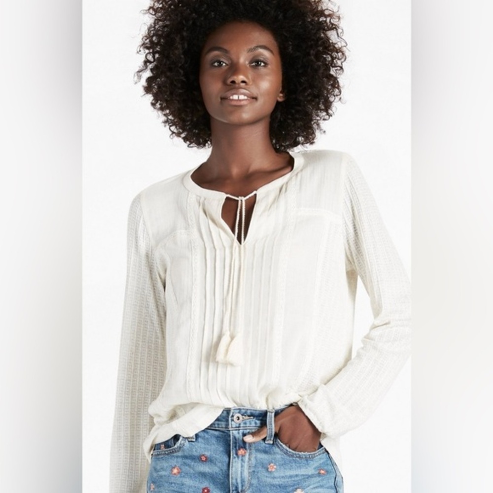 Elegant Cream Women's Top